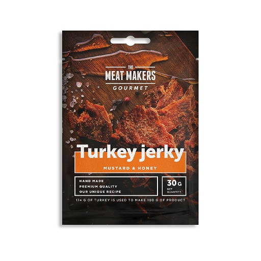 The Meat Makers Gourmet Turkey Jerky 15x30g